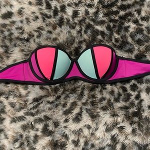 Strapless PINK swimsuit top